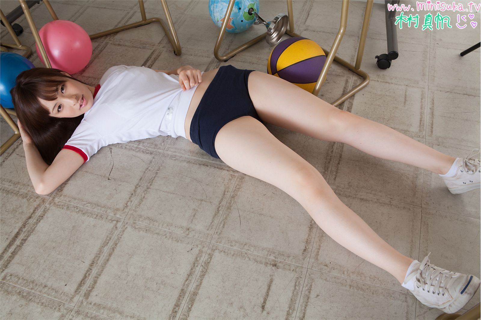 [Minisuka.tv] 现役女子高生 Maho Kiruma (1) 日本美少女性感图片